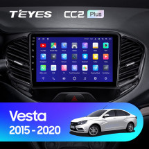Штатная магнитола Teyes CC2 Plus 6/128 LADA Vesta Cross Sport (2015-2023)