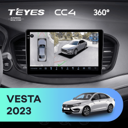 Штатная магнитола Teyes CC4 360 8/128 LADA Vesta (2023-2026) F2 Тип-A