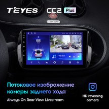 Штатная магнитола Teyes CC2L Plus 1/16 Mercedes Benz Smart Fortwo 3 C453 A453 W453 (2014-2020)