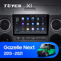 Штатная магнитола Teyes X1 4G 2/32 GAZ Gazelle Next (2013-2021) F3