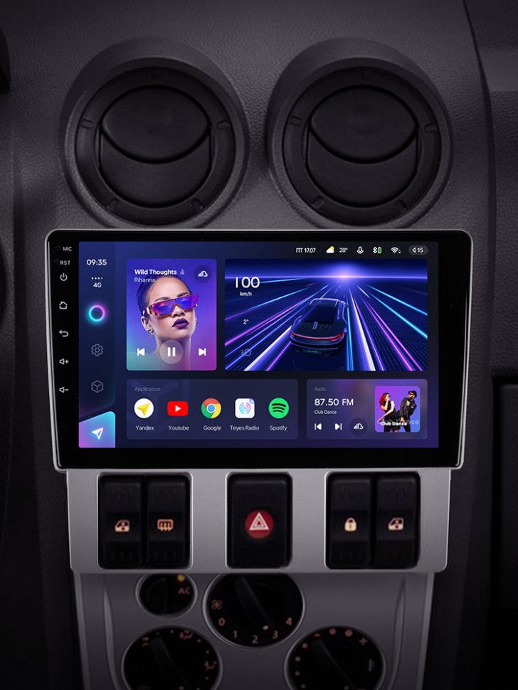 Штатная магнитола Teyes CC3 4/32 Renault Logan 1 (2004-2009)