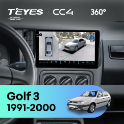 Штатная магнитола Teyes CC4 360 8/128 Volkswagen Golf 3 (1991-2000)