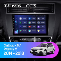 Штатная магнитола Teyes CC3 4/64 Subaru Outback 5 (2014-2018)