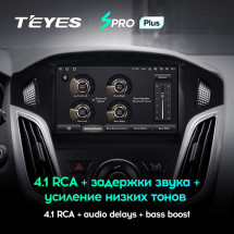 Штатная магнитола Teyes SPRO Plus 4/32 Ford Focus 3 (2011-2019)