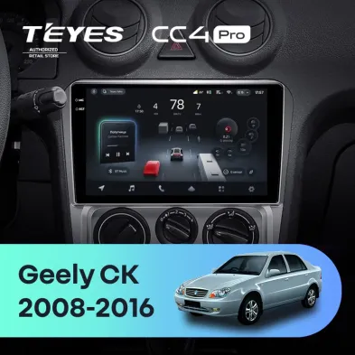 Штатная магнитола Teyes CC4 Pro 8/128 Geely CK (2008-2016)