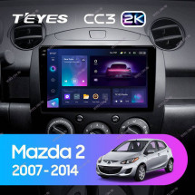Штатная магнитола Teyes CC3 2K 360 6/128 Mazda 2 DE (2007-2014)