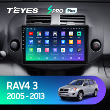 Штатная магнитола Teyes SPRO Plus 4/32 Toyota RAV4 3 XA30 (2005-2013) 10&quot;