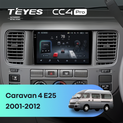 Штатная магнитола Teyes CC4 Pro 12/256 Nissan Caravan 4 E25 (2001-2012)