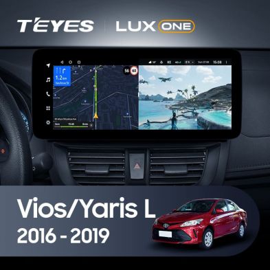 Штатная магнитола Teyes LUX ONE 6/128 Toyota Vios Yaris L (2016-2019)