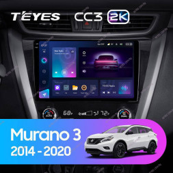 Штатная магнитола Teyes CC3 2K 4/32 Nissan Murano 3 Z52 (2014-2020)