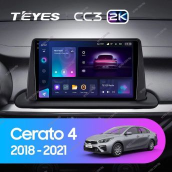 Штатная магнитола Teyes CC3 2K 4/64 Kia Cerato 4 (2018-2021)