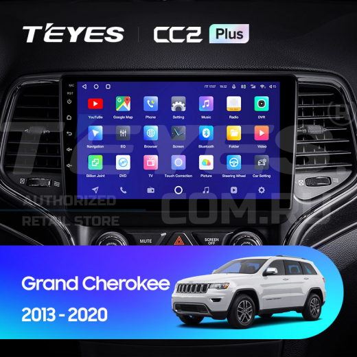 Штатная магнитола Teyes CC2 Plus 4/32 Jeep Grand Cherokee WK2 (2013-2020) — 