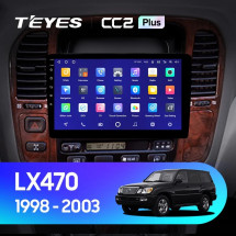 Штатная магнитола Teyes CC2 Plus 4/64 Lexus LX470 J100 (1998-2003)