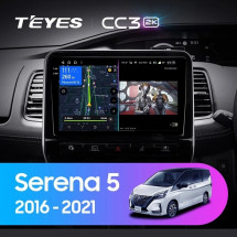 Штатная магнитола Teyes CC3 2K 4/32 Nissan Serena 5 V C27 (2016-2021) F1 правый руль
