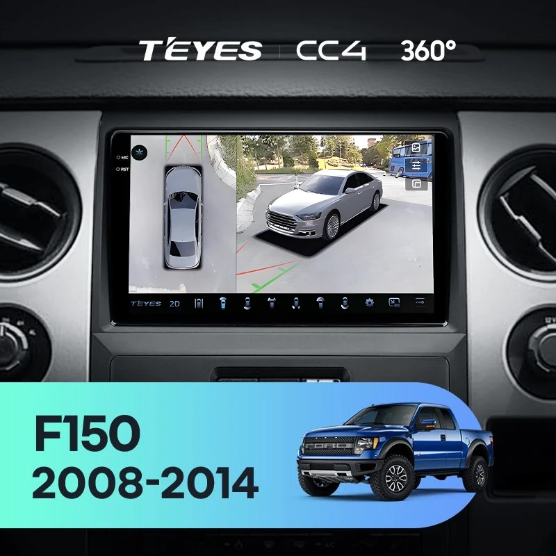 Штатная магнитола Teyes CC4 360 8/128 Ford F150 P415 Raptor (2008-2014) F2