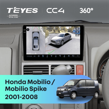 Штатная магнитола Teyes CC4 360 8/128 Honda Mobilio Spike (2001-2008)
