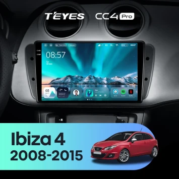 Штатная магнитола Teyes CC4 Pro 8/128 Seat Ibiza 6J (2008-2015)