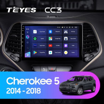 Штатная магнитола Teyes CC3 6/128 Jeep Cherokee 5 KL (2014-2018)