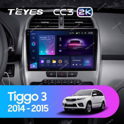 Штатная магнитола Teyes CC3 2K 360 6/128 Chery Tiggo 3 (2014-2015)