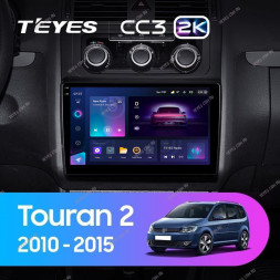 Штатная магнитола Teyes CC3 2K 360 6/128 Volkswagen Touran 2 1T (2010-2015)