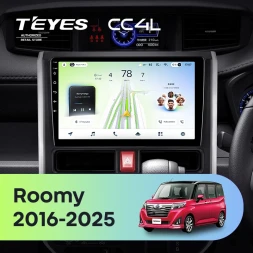 Штатная магнитола Teyes CC4L 6/64 с DTS Toyota Roomy (2016-2026) Правый руль