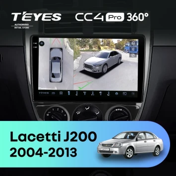 Штатная магнитола Teyes CC4 Pro 360 12/256 Chevrolet Lacetti J200 (2004-2013) F3