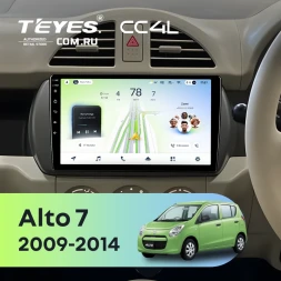 Штатная магнитола Teyes CC4L 6/64 с DTS Suzuki Alto 7 (2009-2014)