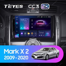 Штатная магнитола Teyes CC3 2K 4/32 Toyota Mark X 2 X130 (2009-2020)