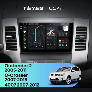 Штатная магнитола Teyes CC4 8/128 Citroen C-Crosser 1 (2007-2013) F1 Тип-B