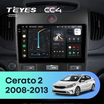 Штатная магнитола Teyes CC4 6/64 Kia Cerato 2 TD (2008-2013) F3