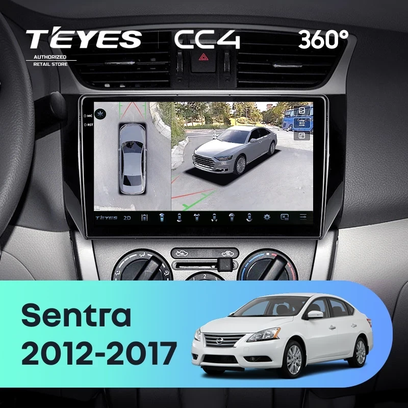 Штатная магнитола Teyes CC4 360 6/64 Nissan Sentra B17 (2012-2017)