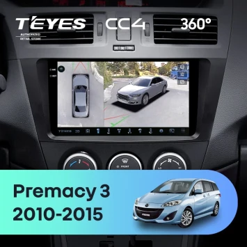 Штатная магнитола Teyes CC4 360 8/128 Mazda Premacy 3 (2010-2015)