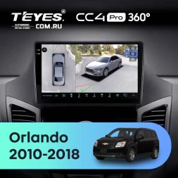 Штатная магнитола Teyes CC4 Pro 360 12/256 Chevrolet Orlando (2010-2018)