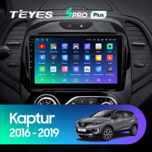 Штатная магнитола Teyes SPRO Plus 4/32 Renault Kaptur (2016-2019) F2