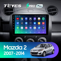 Штатная магнитола Teyes SPRO Plus 4/64 Mazda 2 DE (2007-2014)