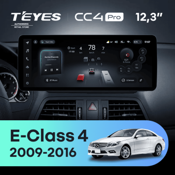 Штатная магнитола Teyes CC4 Pro 12.3" 12/256 Mercedes-Benz E-Class 4 W212 S207 A207 S212 C207 (NTG 4.0) (2009-2016) F2 Universal