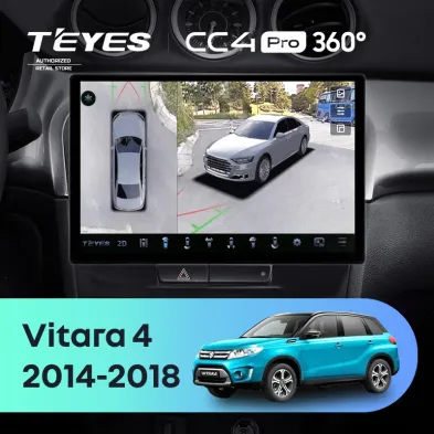 Штатная магнитола Teyes CC4 Pro 360 12/256 Suzuki Vitara 2 (2014-2018) (13")