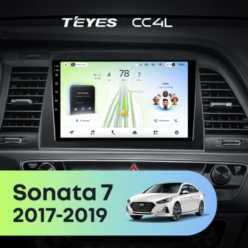 Штатная магнитола Teyes CC4L 6/64 с DTS Hyundai Sonata 7 LF (2017-2019)