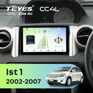 Штатная магнитола Teyes CC4L 4/64 Toyota Ist 1 (2002-2007) Правый руль