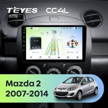 Штатная магнитола Teyes CC4L 6/64 с DTS Mazda 2 DE (2007-2014)