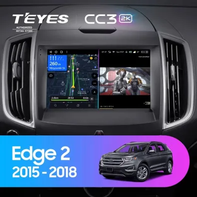 Штатная магнитола Teyes CC3 2K 4/32 Ford Edge 2 (2015-2018) F2