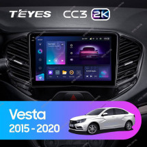Штатная магнитола Teyes CC3 2K 3/32 LADA Vesta Cross Sport (2015-2023)