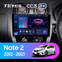 Штатная магнитола Teyes CC3 2K 4/32 Nissan Note 2 E12 (2012-2021)