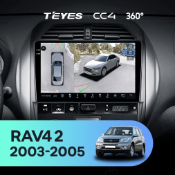 Штатная магнитола Teyes CC4 360 6/64 Toyota RAV4 2 CA20 CA20W XA20 (2003-2005) F4