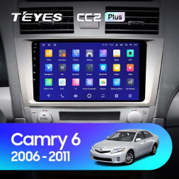 Штатная магнитола Teyes CC2 Plus 4/32 Toyota Camry 6 XV 40 50 (2006-2011) F2