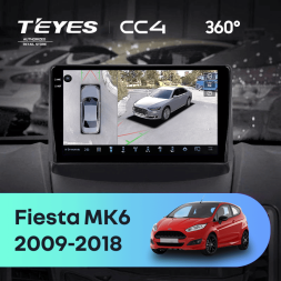Штатная магнитола Teyes CC4 360 8/128 Ford Fiesta 6 (2009-2018) F1 Тип-A