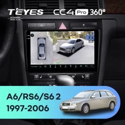 Штатная магнитола Teyes CC4 Pro 360 12/256 Audi RS6 1 (2002-2006)