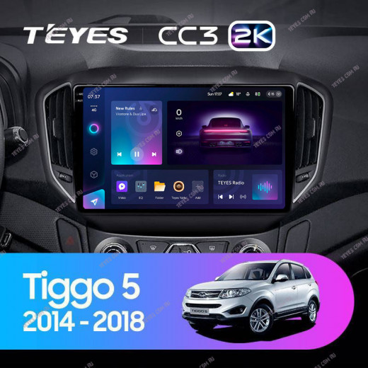 Штатная магнитола Teyes CC3 2K 360 6/128 Chery Tiggo 5 (2014-2018) — 