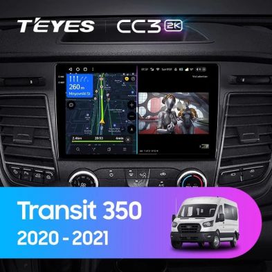 Штатная магнитола Teyes CC3 2K 6/128 Ford Transit 350 (2020-2021)