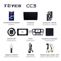 Штатная магнитола Teyes CC3 4/32 Opel Movano 2 (2010-2019) (F2)